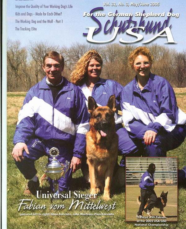 Schutzhund USA 2005 Universal Seiger Champion Fabian Vom Mittelwest